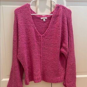 BP Pink V-Neck Sweater Soft and Cozy